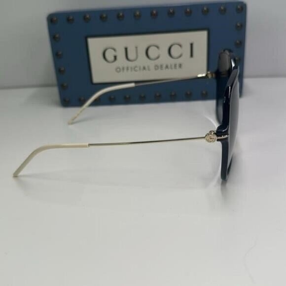 💯- New Authentic Gucci Grey Butterfly Ladies Sunglasses GG1267SA 001 60 - Picture 3 of 14